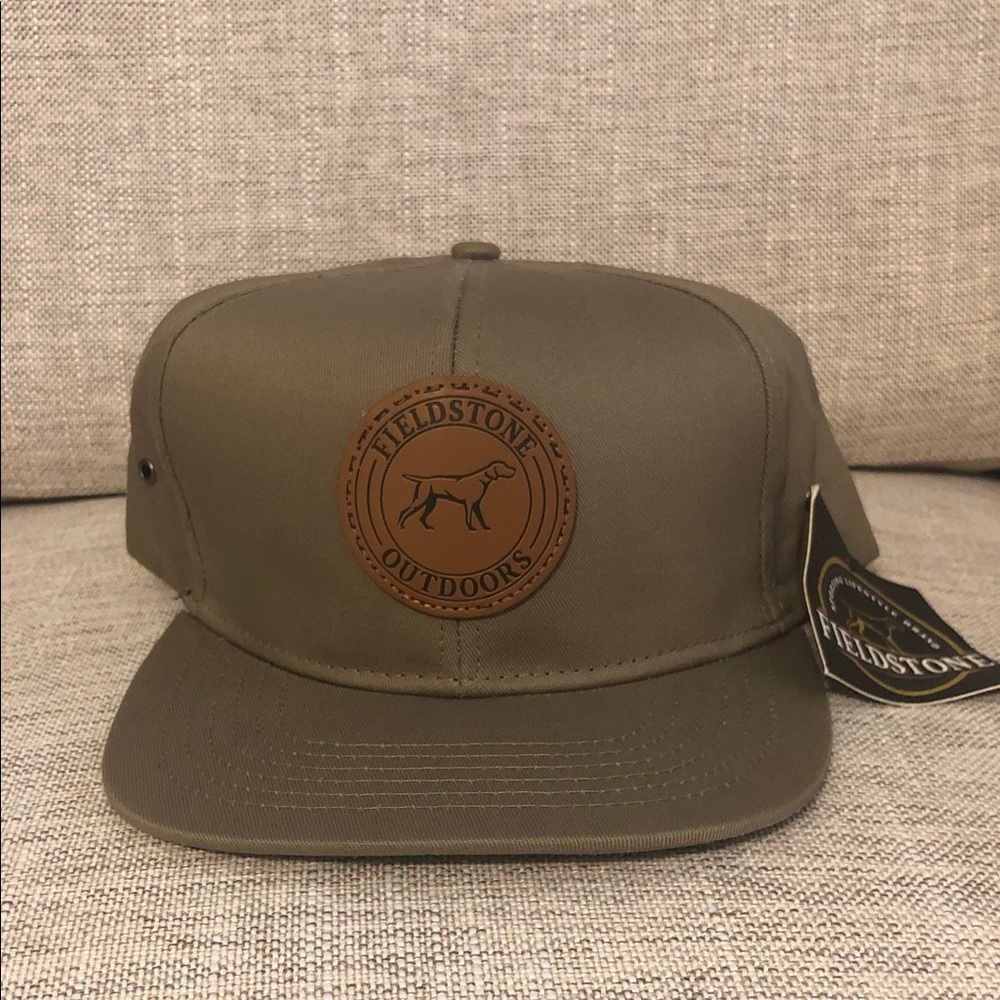 Fieldstone Outdoors Olive Green Snapback Hat